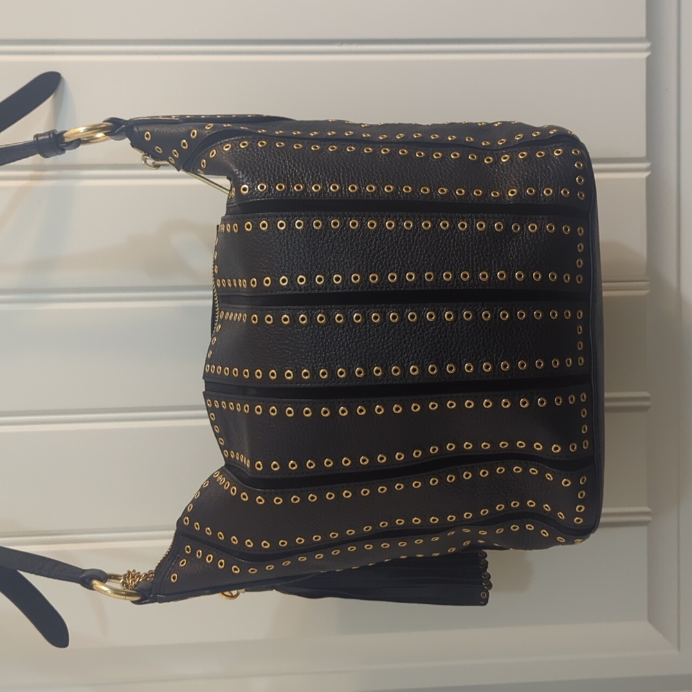Michael Kors Brooklyn Grommet Leather Crossbody Handbag NWT - Picture 6 of 13
